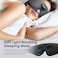 Sleep Headphones Sleep Mask with Bluetooth Headphones, RENPHO Ultra Soft 3D Blackout Wireless Sleeping Mask for Side Sleepers, Comfort Night Eye Mask, White Noise Eye Mask, Brithday Gift