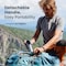 Muscle Massage Gun with Removable Handle, RENPHO Reach Massage Gun, 5 Speed, 4 Massage Heads, 2 in 1 Deep Tissue Hand Massager