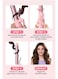 DOSCHER Automatic Curling Iron 25mm &ndash; Hair Curler with Ceramic Coating, PTC Heating, LCD Display, Dual Rotation, Dual Voltage, up to 230&deg;C