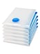 SKEIDO Vacuum Space Saver Reusable Sealer Storage Bags 60x80cm, With Suction Pump, Pack Of 6