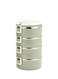 4-Layer Lunch Box Green 25x15centimeter