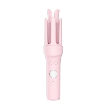 Ceramic Automatic Curling Iron with Smart Temperature Control - Pink