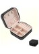 Duomama Compact Mini Jewelry Travel Case - Portable Organizer for Rings, Earrings and Necklaces - Stylish Storage Box for On-the-Go - Ideal Gift for Travelers and Jewelry Lovers