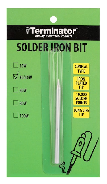 Terminator Solder Iron Bit Conical Type Dia. 4 x 70mm 30W/40W