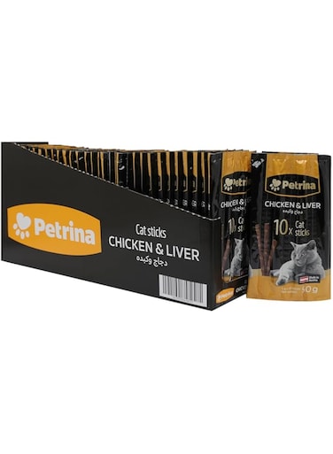 Petrina Chicken and Liver Sticks for Cat 5 x 30 x 10 g