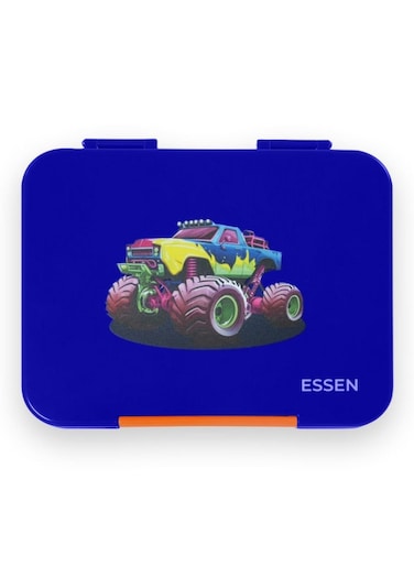 Essen Bento Large Lunch Box for kids boys - Monster Truck