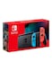 Nintendo Switch Console Extended Battery With Neon Blue and Red Joy Con - International Version