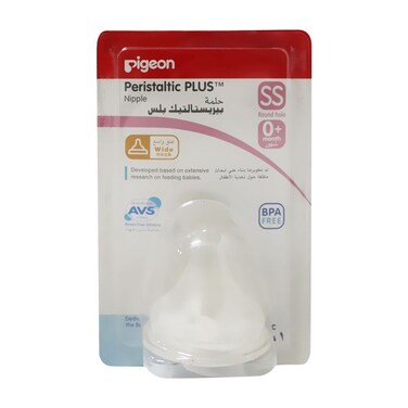 Pigeon Peristaltic Plus Nipple SS Blister 01862