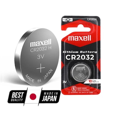 Maxell CR2032 Lithium 3V Japan Batteries - 2 Pieces