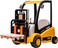 Lovely Baby LB 698EL Forklift Electric Ride-On Car for Kids Age 1-4 Yrs   Yellow