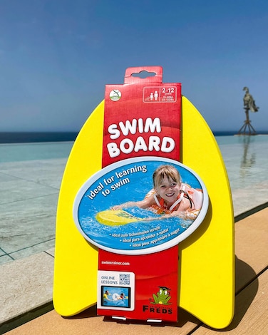 FREDS  SWIM ACADEMY Swim board for children 15-60 kg Phthalate-free (31 cm x 22 cm x 3 cm)