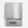 Tanita KD-321 Digital Kitchen Scale 3Kg-Silver, Stainless Steel