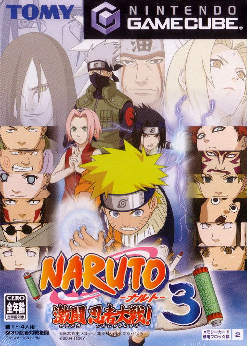 نينتيندو NINTENDO Gamecube Naruto Gekitou Ninja Taisen 3