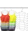 Closet-Organizer,8 Tier Tank-Top-Hanger,Closet-Organizers-and-Storage Bra-Hangers-Space-Saving,Apartment Dorm-Room-Essentials-for-College-Students-Girls Organization-and-Storage Camisoles Scarf(3 Pack