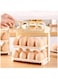 Plastic Fridge Flip Tray Egg Fresh-Keeping Cases Holder Egg Storage Container 24 Grid Egg Refrigerator Tray Easy To Use 3 Layer Egg Storage Container for Refrigerator Door