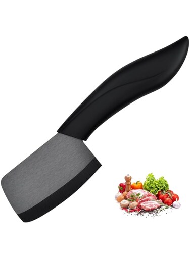 Astylway Ceramic Knife Mini Nakiri Knife Black Small Paring Knife Fruit and Vegetable knife Longer Sharp Rust Proof Stain Resistant
