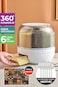 360 Degree Rotating Sharpening Food Organizer - Dry Food and Pulses, Spice Spoon and Trivets Gift