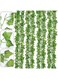 ADORBE Artificial Vines Plants,14 Strands 87 Feet Ivy Garland Fake Vine for Bedroom, 81 Fake Leaves Per Strip, Hanging Vine for Home Kitchen Office Wedding party aesthetic Garden Room Balcony Decor