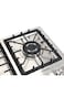 Olsenmark&nbsp;5 in 1 Gas Hob, 5 Burners Stove with Auto Impulse Ignition, Triple Ring, Rapid, Semi-Rapid and Auxiliary Burners, Low Consumption OMK7034 Silver