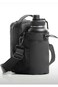 Magnetic Gym Bag with Water Bottle Holder, Black, Seamless Magnetic Backing,