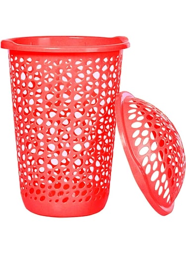 Nakoda Excel Laundry Basket Large 59L, Colors may vary (Red)