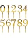 KALIONE 0-9 Number For Cake Topper, Shiny Acrylic Number Cake Toppers Cake Decorations Birthday Party Cake Topper for Birthday Party Wedding Anniversary