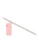 Stainless Steel Straw Pink 9.06 x 0.35 x 0.24inch