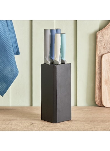 Box Cutelaria 6-Piece Knife Set with Block 20.32 x 1.5 x 4.5 cm