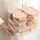 LocknLock Classic Plus Rectangle Food Container 420ml &ndash; Pink, 4-Side Locking, Stackable &amp; Leakproof