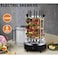 Tradeo 1500W Electric BBQ Skewer Grill with 8 Rotating Skewers Automatic Kebab Maker