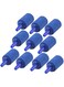 ELECDON Aquarium Air Bubbler Stones, 10 Pcs Aquarium Bubble Diffuser, Air Stones Hydroponics Oxygen Diffuser Stones for Aquarium Fish Tank Pond (Blue)