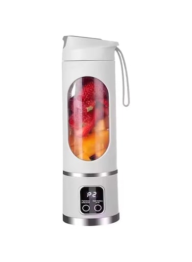 Personal Portable Rechargeable Blender with Six Blades Automatic Handheld USB Fruit Smoothie Juicer Cup Blender Cup