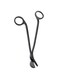 Stainless Steel Candle Wick Trimmer Oil Lamp Trim Scissor Candle Heart Clip Wick Trimmer Scissors Tool (Black)
