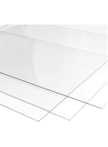 Handicrafts Home 2.0 mm Ultra-Transparent Acrylic Plexiglass Photo Size Sheet Picture Frame Replacement Glass 3x3 inches Pack of 10 Pcs.