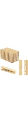 Bamboo Clothespins 7cm x 1.2cm Bamboo Pegs Clothes Pegs Wood urable Hanging Clips for Home Clothes Windproof Supplies (24)
