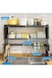 Large Capacity Organization Kitchen Sink Storage Shelf Dish Draining Rack