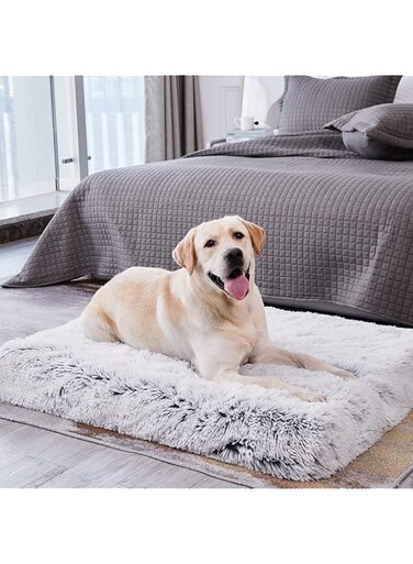Skade Luxury Dog Bed Orthopedic Pet Bed Waterproof Mattress with Removable Washable Cover, Thick Egg Crate Foam Dog Bed with Non-Slip Bottom for Small Medium Large Dogs (Large)
