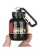 Protein Bottle Portable Mini Container Outdoor Sports Nutrition Supplements Powder Storage To-Go Container Keychain Funnel Pill Box Small Water Cup Gym Workout Fitness and Travel WHEY (black, 200 ml)