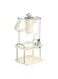 5L Plastic Drink Dispenser with Spigot &amp; Filter - Leak-Proof Beverage Jar for Fridge, Countertop Iced Tea &amp; Lemonade, Includes Serving Rack