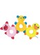 Plush Pet Squeakz Piggy/Racoon/Ducky Dog Toy - Multicolor - 1pc