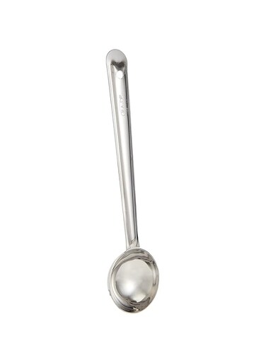 RAJ STEEL FLARE LADDLE , 21.5 CM , SILVER, FL0000, Curry Server , Soup Server , Milk Laddle , Serving Spoon