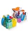 Aliza Plastic Storage Bins With Handles - Pack of 2 Fridge Organiser - Versatile XL Clear Plastic Storage Under sink, Snacks, Kitchen Cabinet, Fridge Storage -