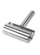 Pastry Dough Pizza Roller Steel Rolling Pin Silver 12cm