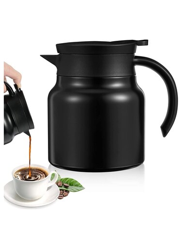 Coffee Carafe 28Oz Coffee Carafes Tea Pot For Keeping Hot Stainless Steel coffee Double Walled Vacuum Thermal Carafe Insulated Coffee Dispenser with Removable Tea Infuser