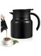 Coffee Carafe 28Oz Coffee Carafes Tea Pot For Keeping Hot Stainless Steel coffee Double Walled Vacuum Thermal Carafe Insulated Coffee Dispenser with Removable Tea Infuser