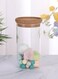 Storage Jar With Cork Lid Kitchen Food Grade Borosilicate Glass Jars