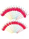 Silk Route - 3D Fruit Paper Straws - 50 Biodegradable Pcs, Flamingo Theme, Recyclable Tropical Beach, Birthday, Wedding, Music Festival Tableware Decoration