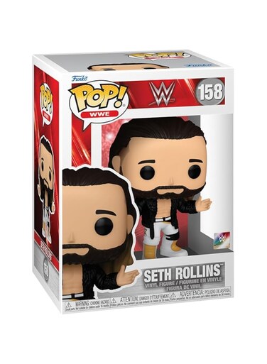 Funko Pop! WWE: Seth Rollins With Coat - Collectable Vinyl Figure - Gift Idea - Official Merchandise - Toys for Kids &amp; Adults - Sports Fans - Model Figure for Collectors and Display