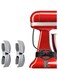 Thgual Cord Organizer for Appliances, 2 Pack Kitchen Appliance Cord Winder Cord Wrapper Cord Holder for Appliances, Mixer, Blender, Toaster, Coffee Maker, Pressure Cooker and Air Fryer Storage (White)