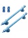 WANGCL 2 Pack 10 Inch Aquarium Bubble Wall Air Stone Bar, Air Stone Bar Tubes with Suction Cups, Spray Aeration for Fish Tank Hydroponics Pump